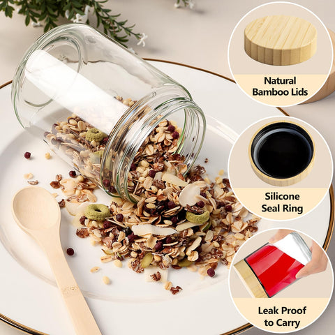 TBWIND wide-mouth jar storage suitable for spices, snacks, or gifts