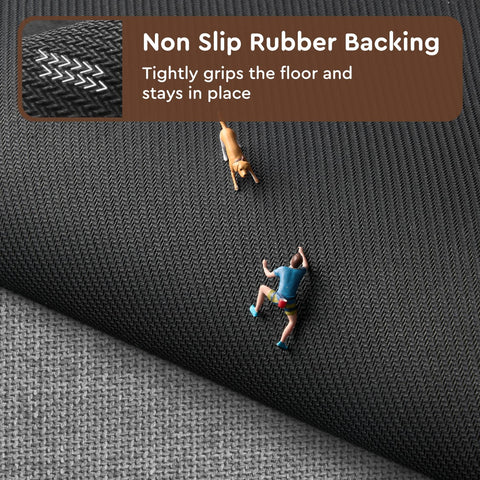tchdio absorbent kitchen rug soaks up spills to keep floors dry