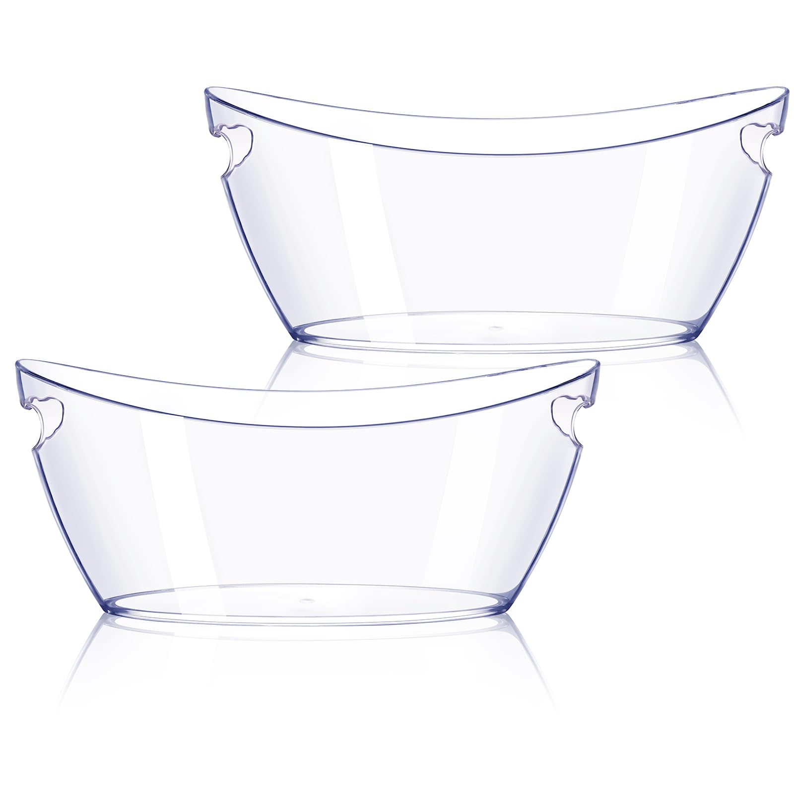 tchrules ice bucket set two buckets for stylish entertaining and ready-to-serve beverages