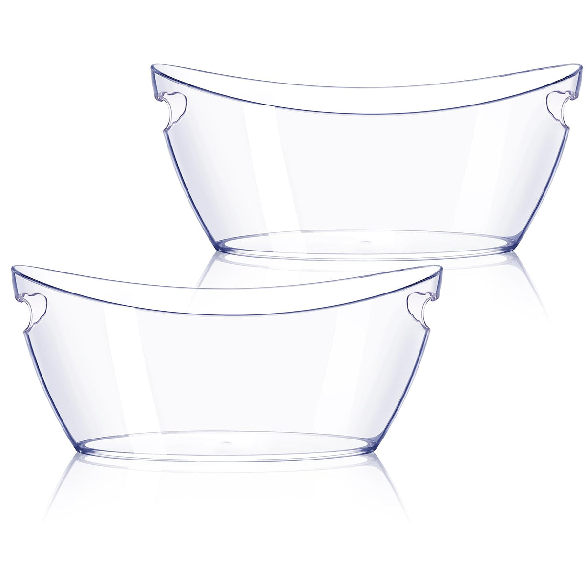 tchrules ice bucket set two buckets for stylish entertaining and ready-to-serve beverages