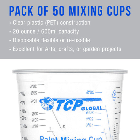 TCP Global wooden mixing sticks ensure smooth blending and cleanup.