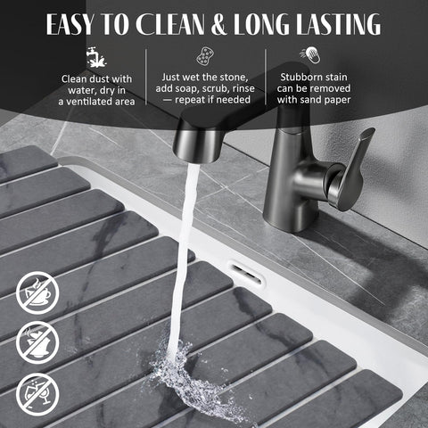 tdcokhe foldable drying mat space-saving design for compact counters.