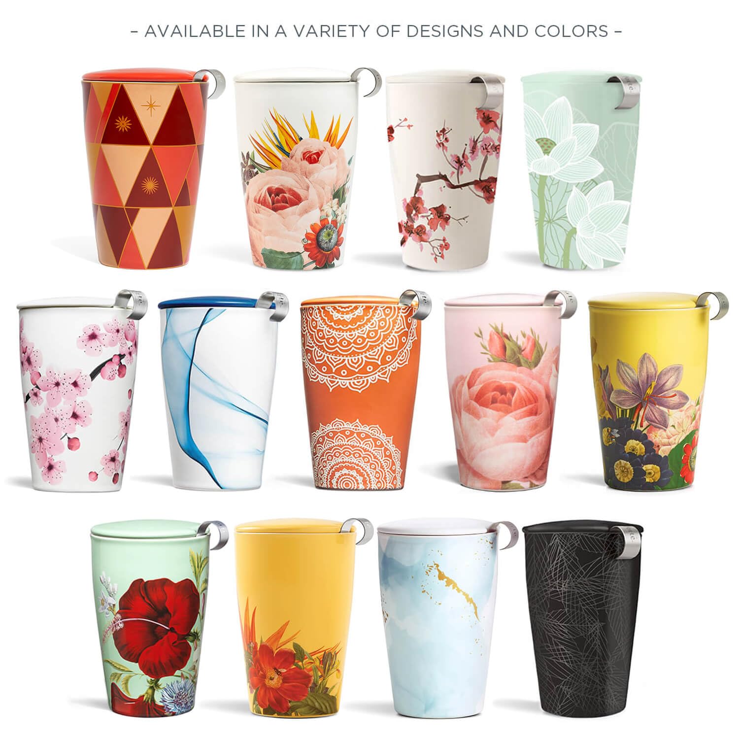 Tea Forte Kati Cup Jardin variant complements stylish tea moments.