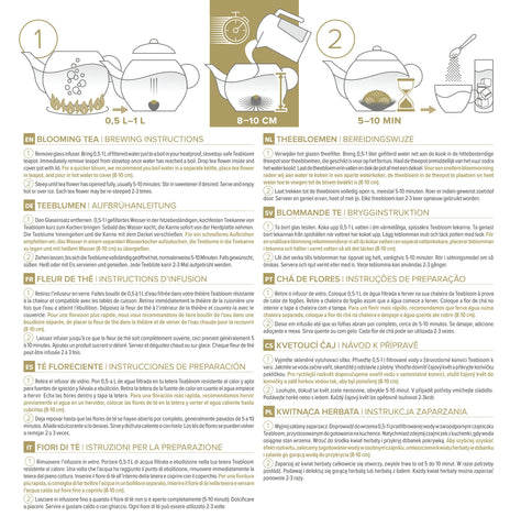 Teabloom dripless spout design ensures clean, effortless pouring.