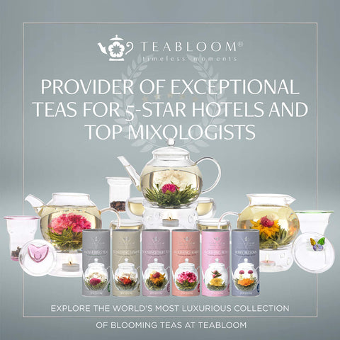 Teabloom gift packaging makes a delightful present for tea lovers.