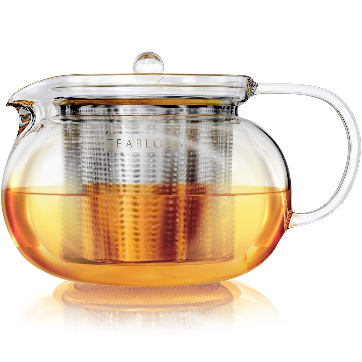 Teabloom Kyoto tea kettle pours smoothly for precise serving