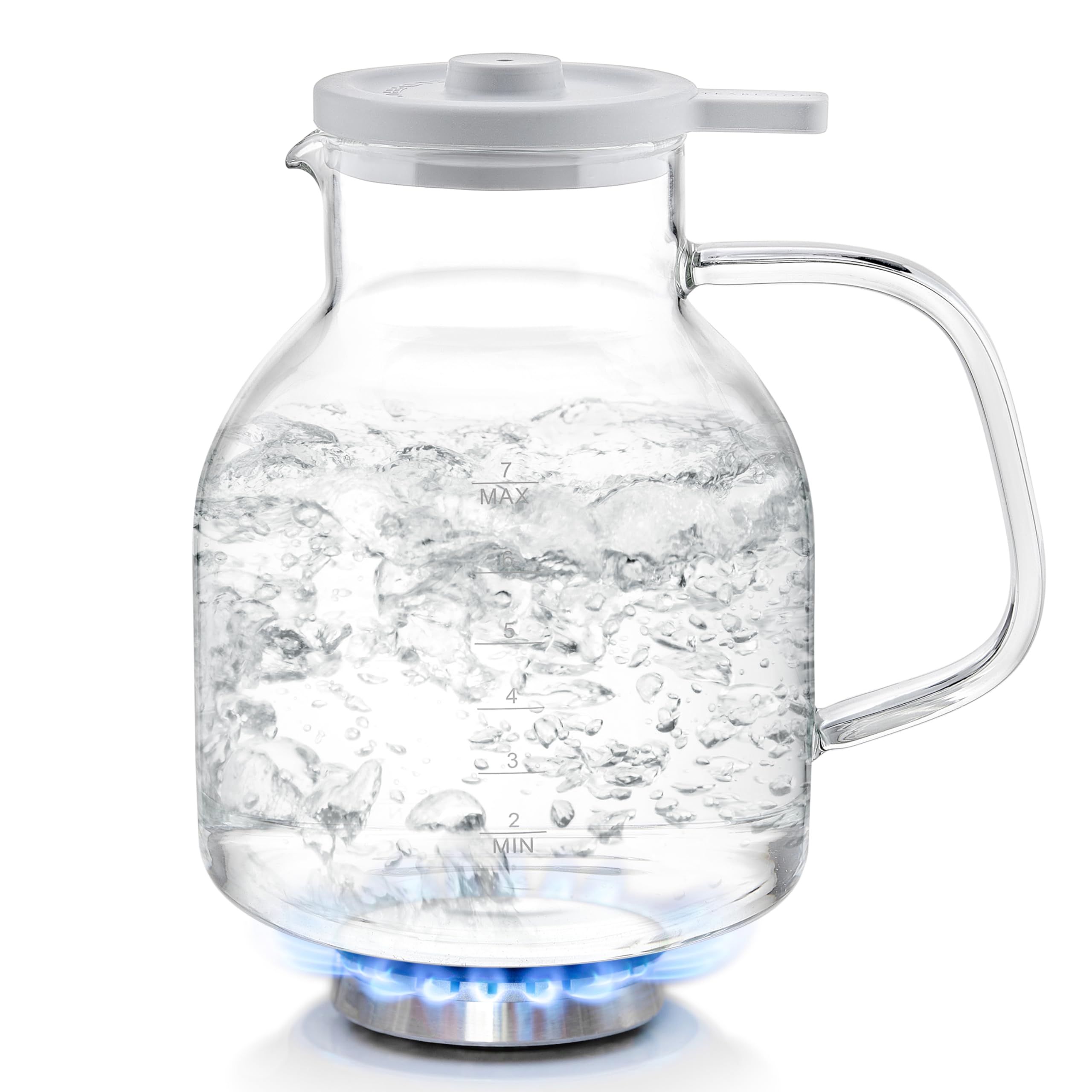 Teabloom Purity Kettle front view for pure boiling water.