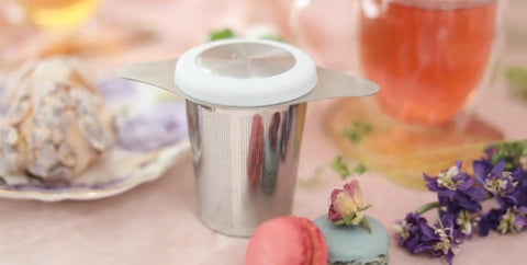 Teabloom Universal Tea Infuser compatible with coffee brewing options.