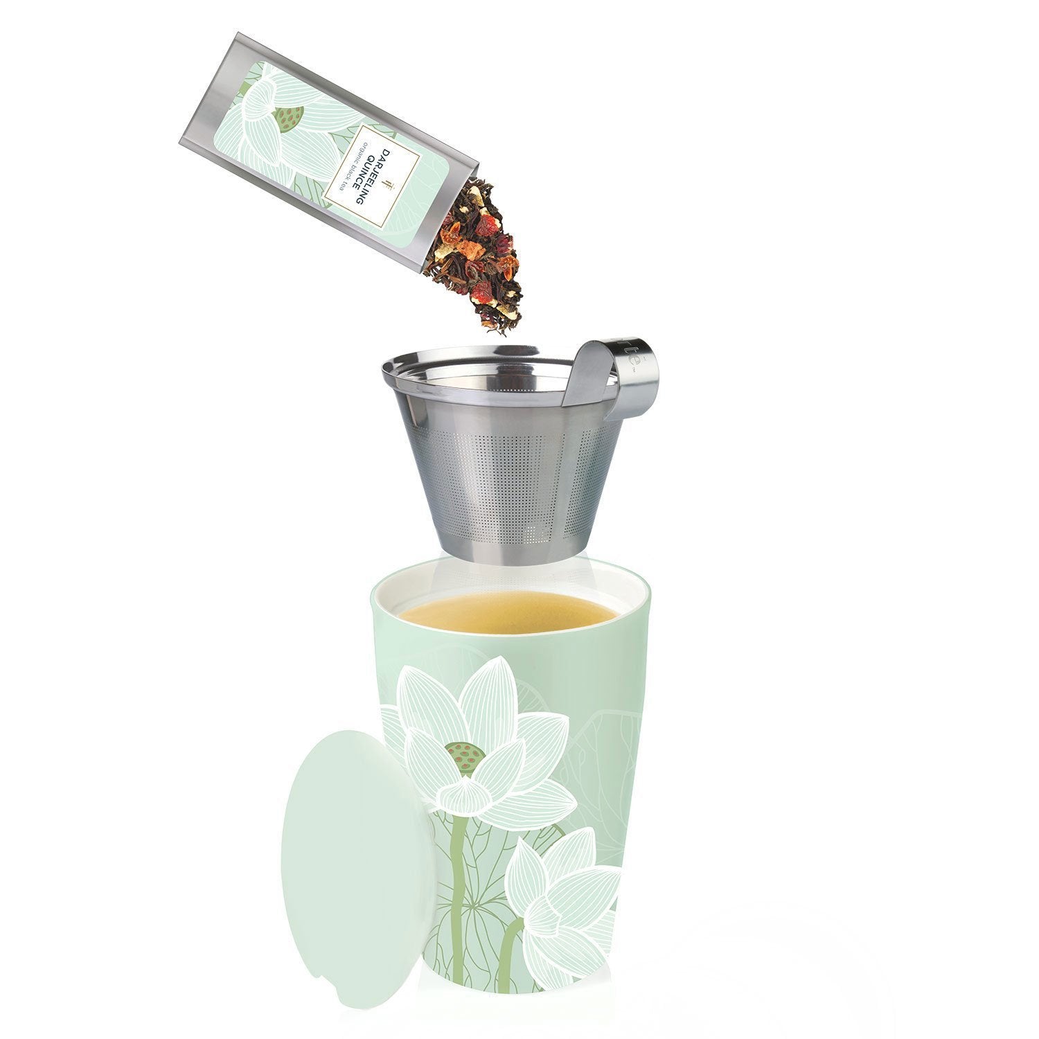 Tea Forte Kati Cup dishwasher-safe and microwave-safe for easy cleanup and reheating