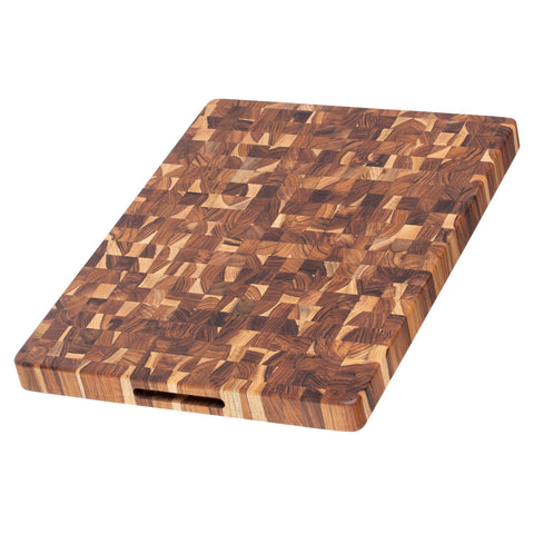 Teakhaus cutting board, top view, ideal for precise slicing and everyday prep.