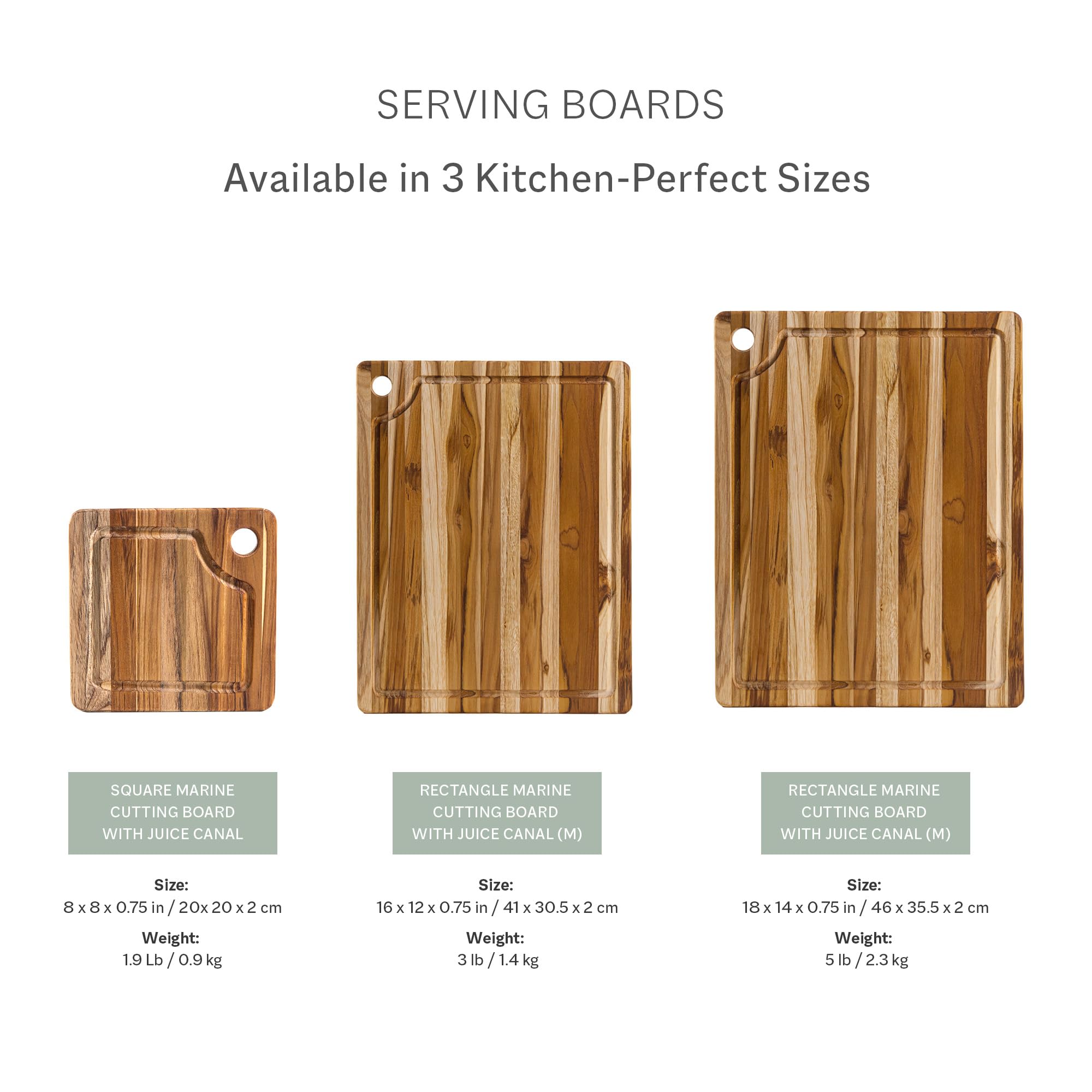 Care tips for Teakhaus teak board: hand wash and oil to preserve longevity.