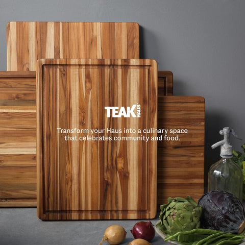 Teakhaus smooth surface supports precise slicing