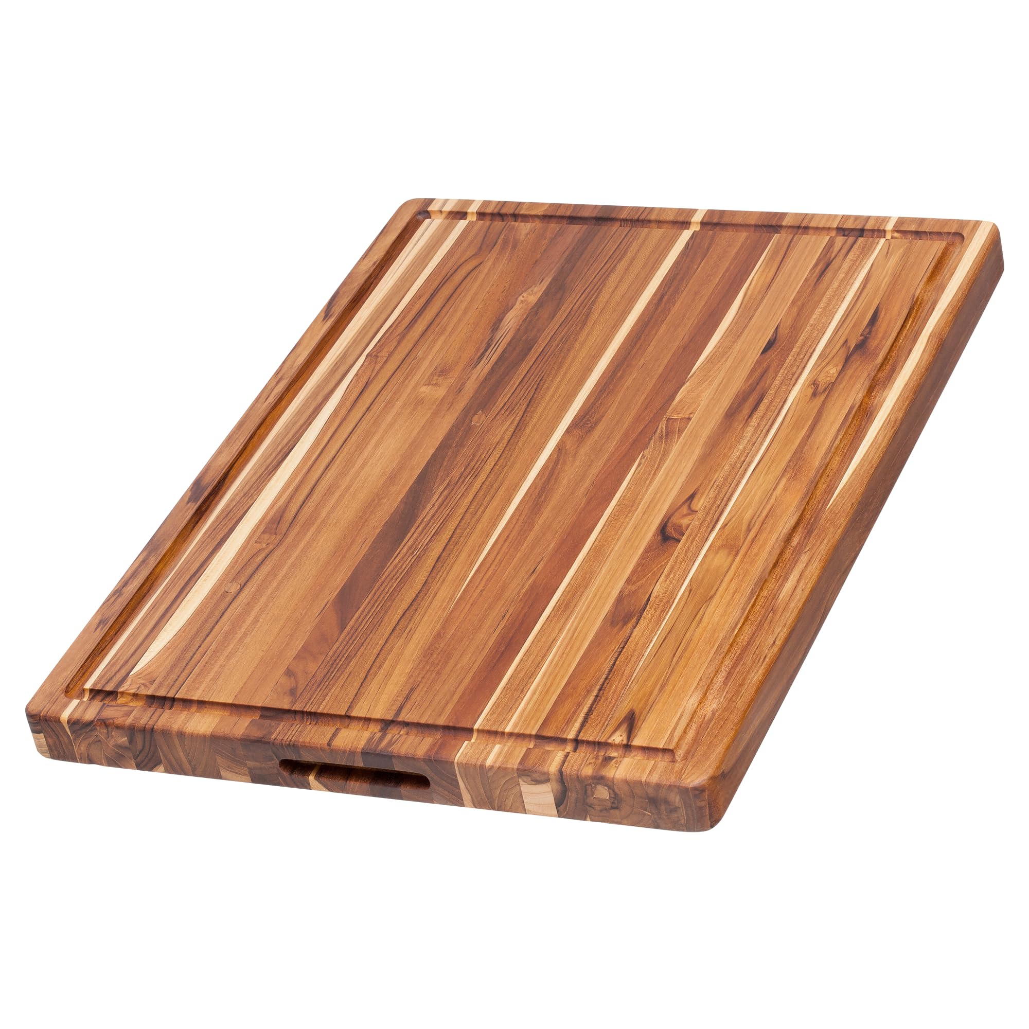 Teakhaus extra-large cutting board with juice groove for mess-free carving