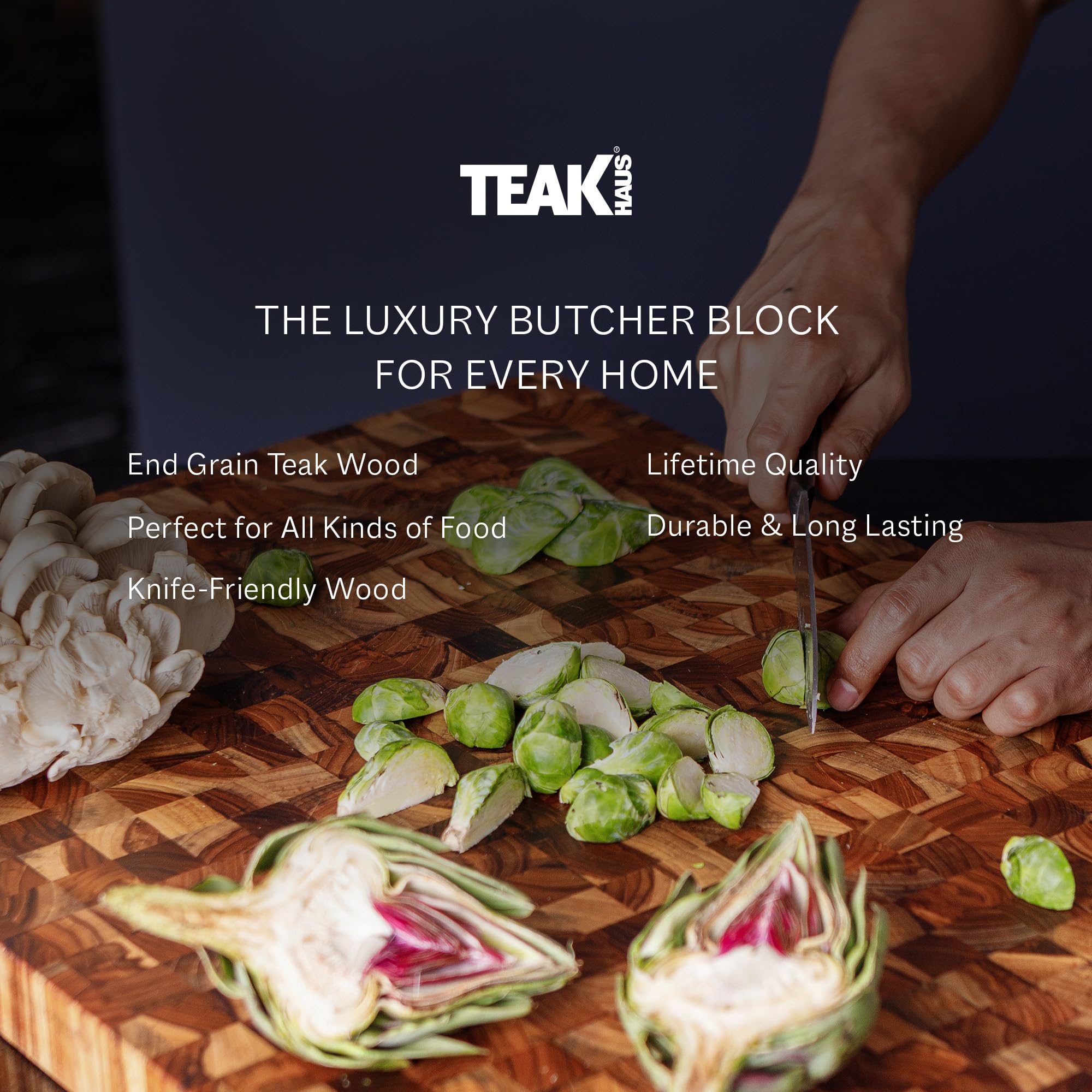 Teakhaus gift-ready packaging makes weddings, holidays, or housewarmings feel personal.