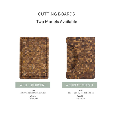 Teakhaus hand-wash-only care keeps the board looking like new.