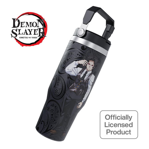 Team Liquid Demon Slayer Muzan tumbler 30 oz keeps drinks hot or cold on commutes