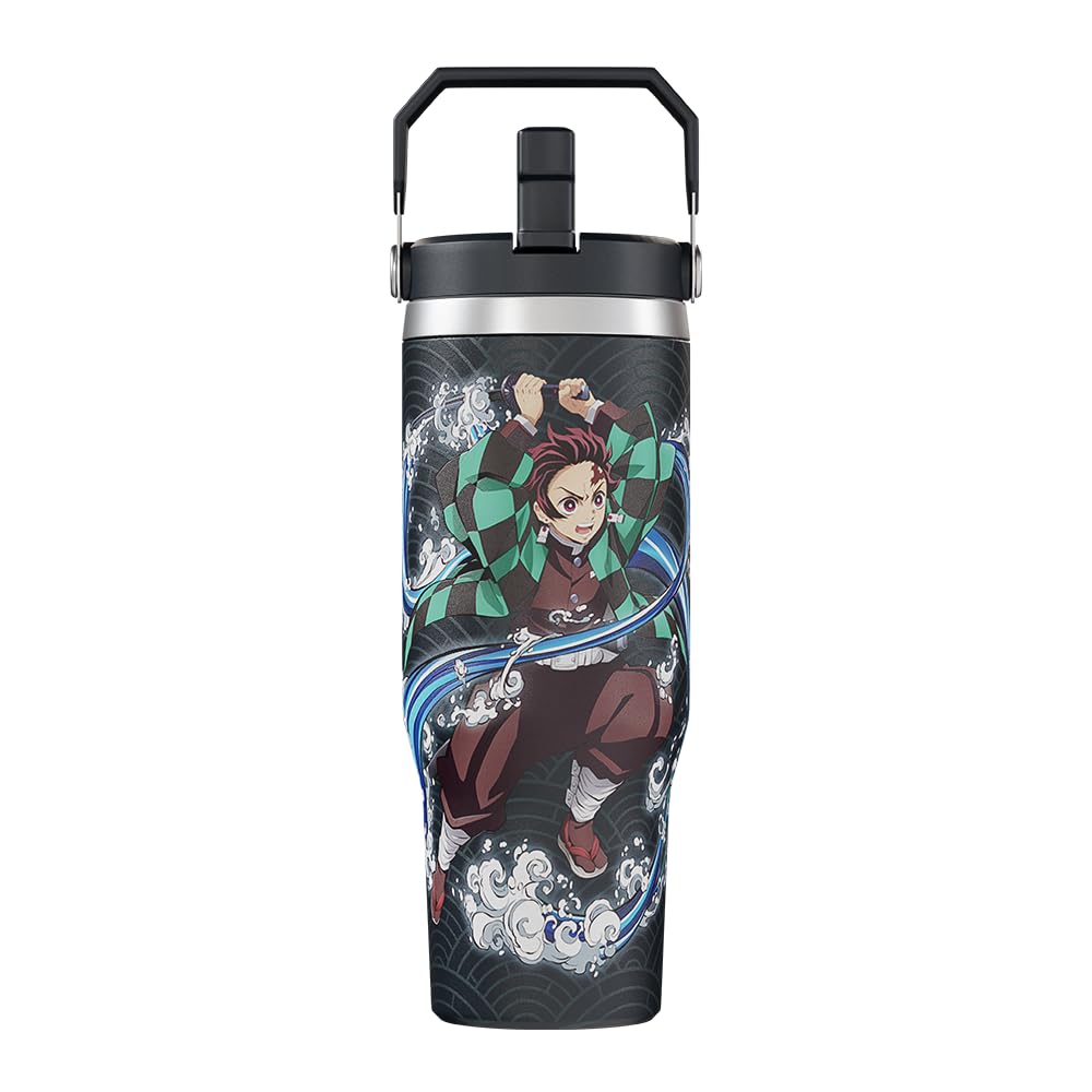 Team Liquid Tanjiro tumbler with lid keeps drinks at the right temperature