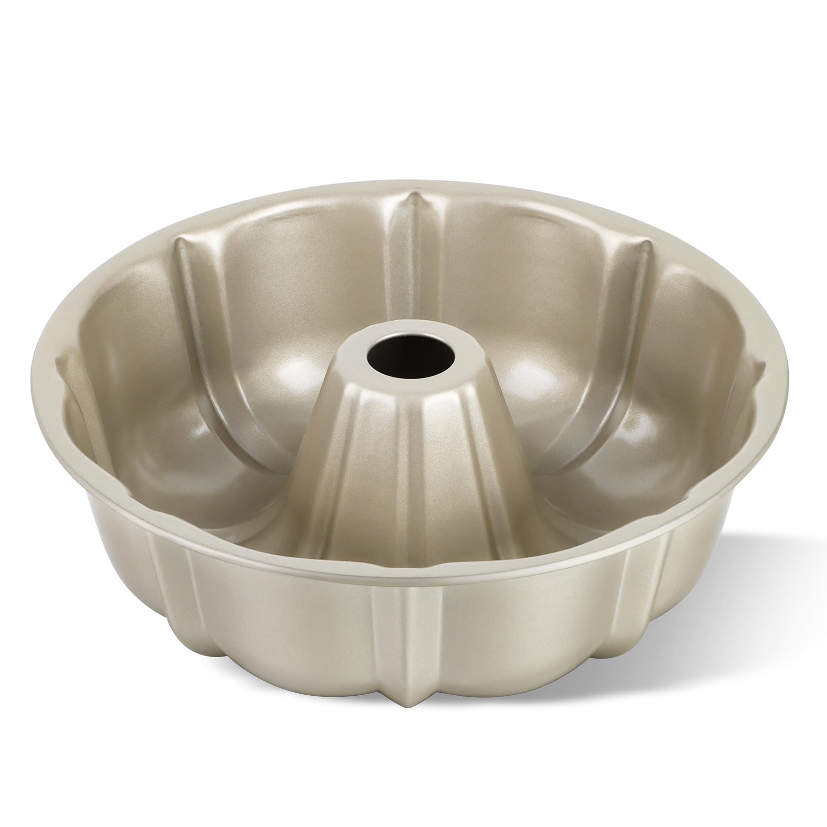 TeamFar 10-inch nonstick cake pan with easy release for clean baking.