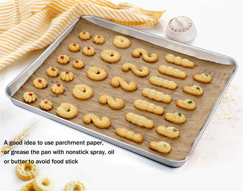 TeamFar baking sheet cleans easily and is dishwasher safe after use.