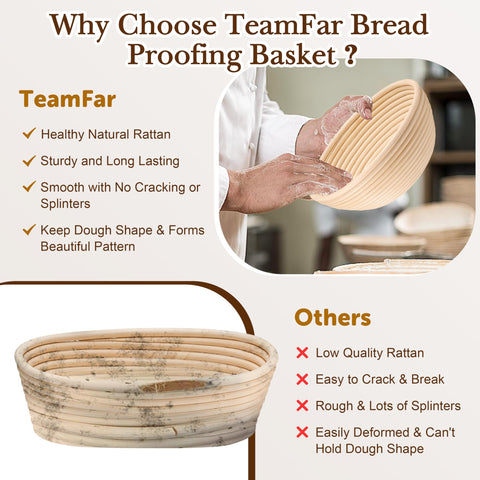 TeamFar bread lame with five blades enables precise scoring for decorative crusts