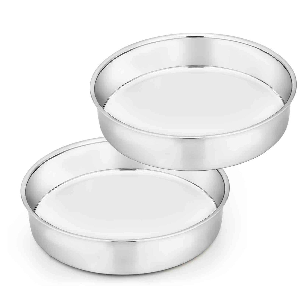 TeamFar cake pan set with a mirror finish for pristine 8-inch layers.