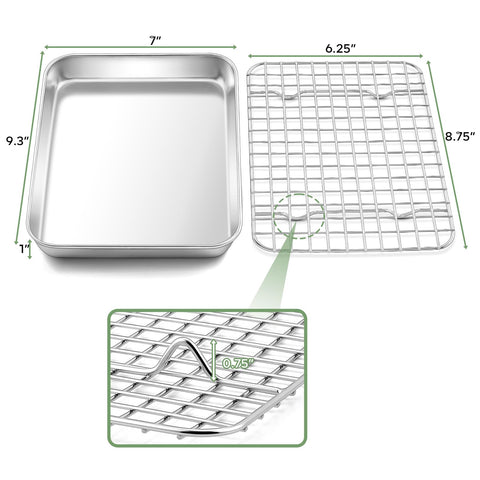 TeamFar cooling grid rack enhances air flow for even browning.