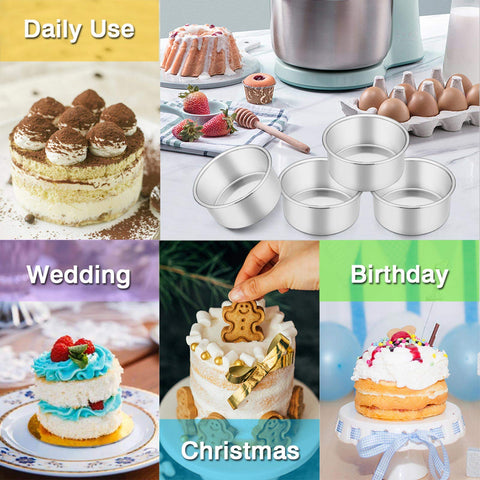 Dishwasher safe cake pans from TeamFar for effortless cleaning.