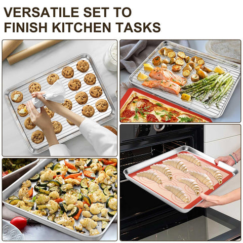 TeamFar kitchen set offers easy cleanup and practical baking setup