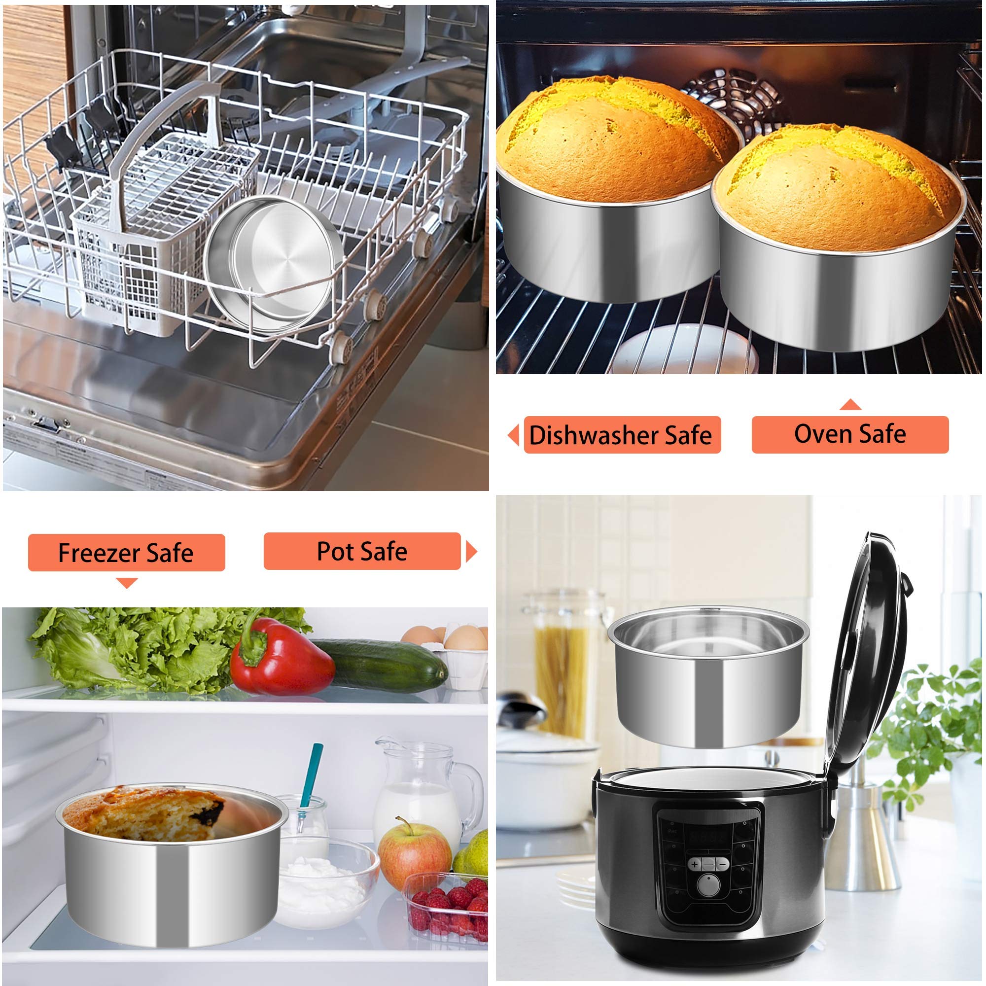 TeamFar cake pan set ideal for birthdays and celebrations.