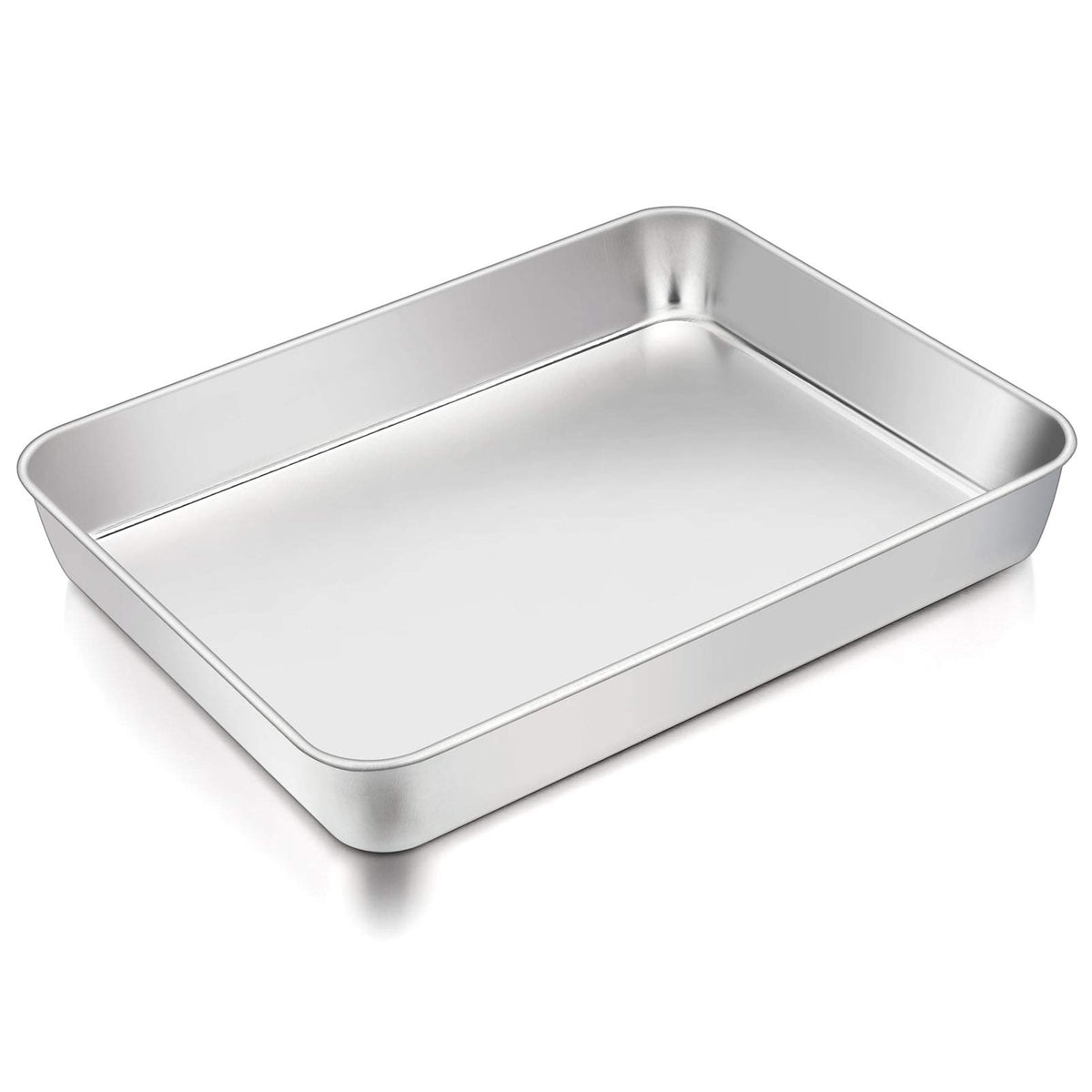 TeamFar lasagna pan with brushed surface for even browning and easy cleanup.
