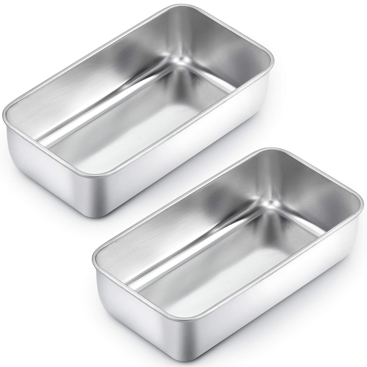 TeamFar loaf pan outer edge design for secure grip and even browning.