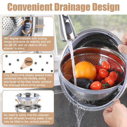 TeamFar nesting bowls save space by stacking neatly.