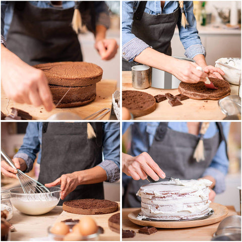TeamFar oven and dishwasher safe pans simplify cleanup after baking.