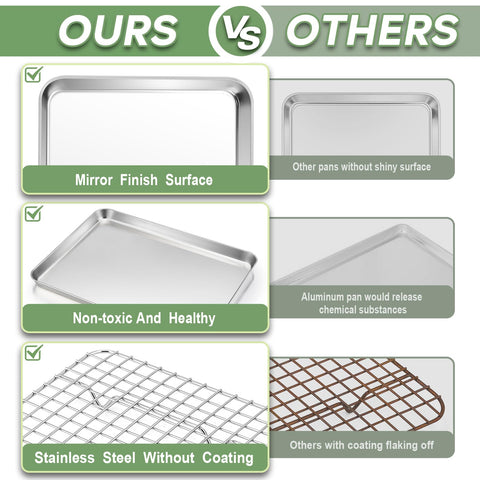 TeamFar pan fits most toaster ovens and helps keep interiors clean.
