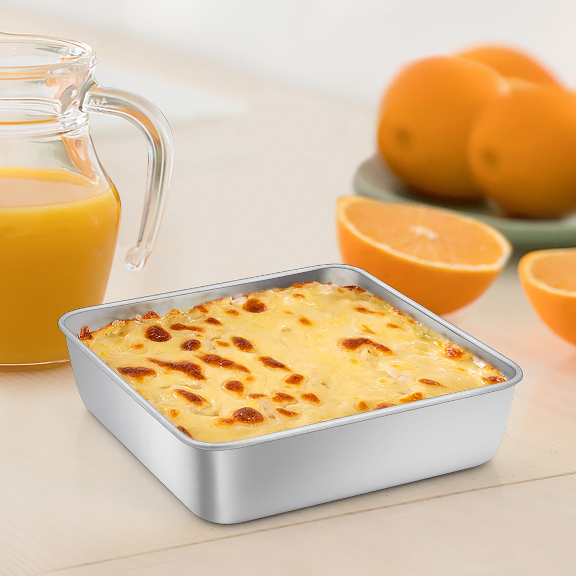 TeamFar 6 inch oven-safe and dishwasher-safe pan design