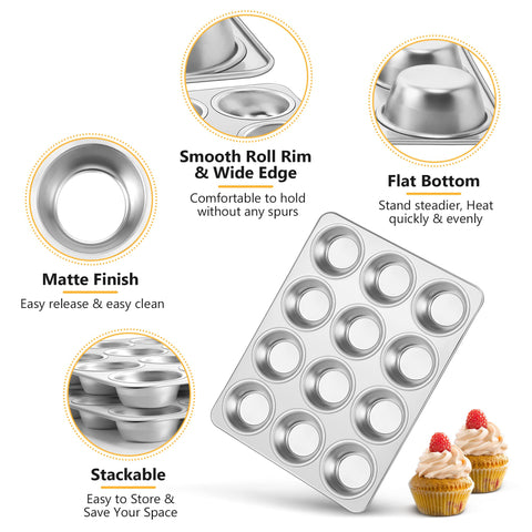 TeamFar stainless steel edges highlight durability and easy handling during baking.