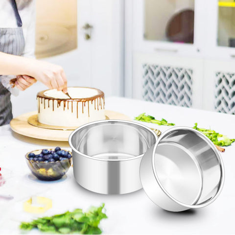 TeamFar stainless steel one-piece design guarantees leakproof baking results.