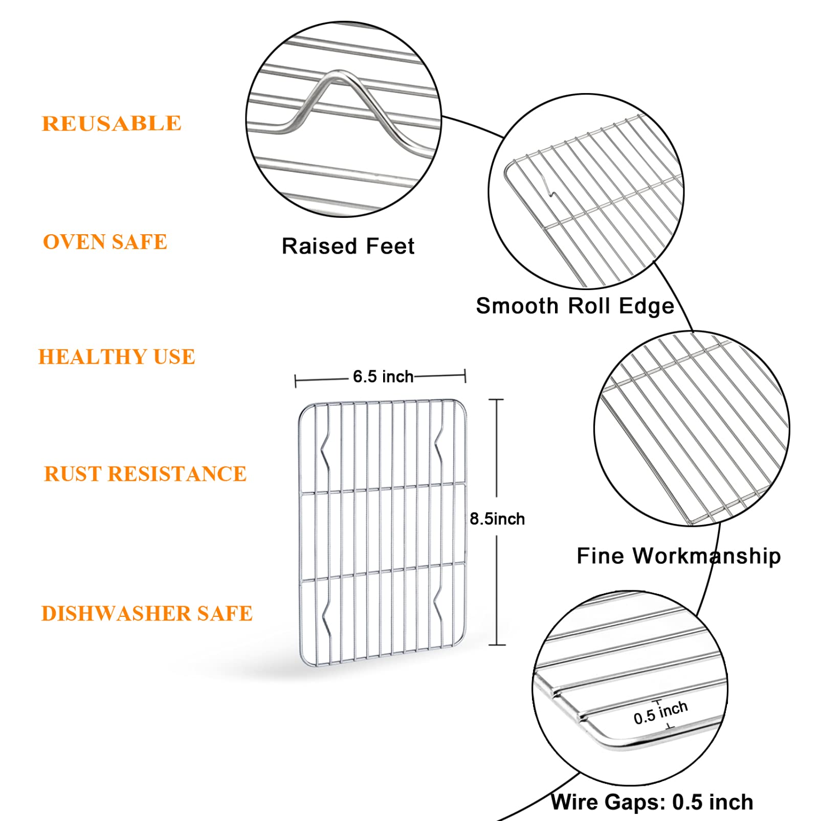 TeamFar cooling rack in action, elevating food for even cooling.
