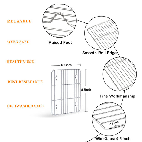 TeamFar cooling rack in action, elevating food for even cooling.