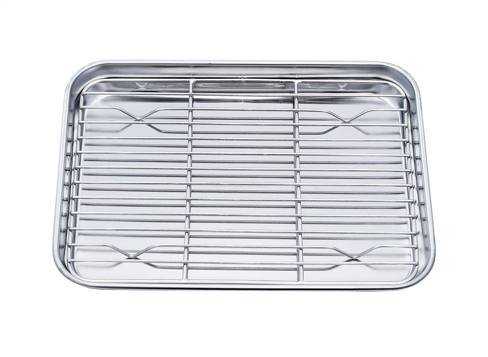 TeamFar toaster oven pan in 8x10 size for easy, even baking