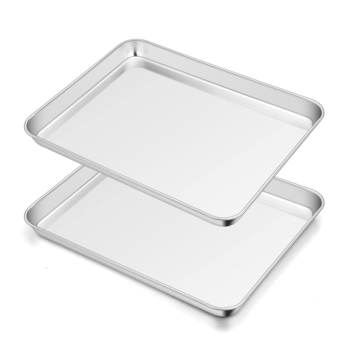 TeamFar toaster oven pan set-2 for even heating and simple cleanup.