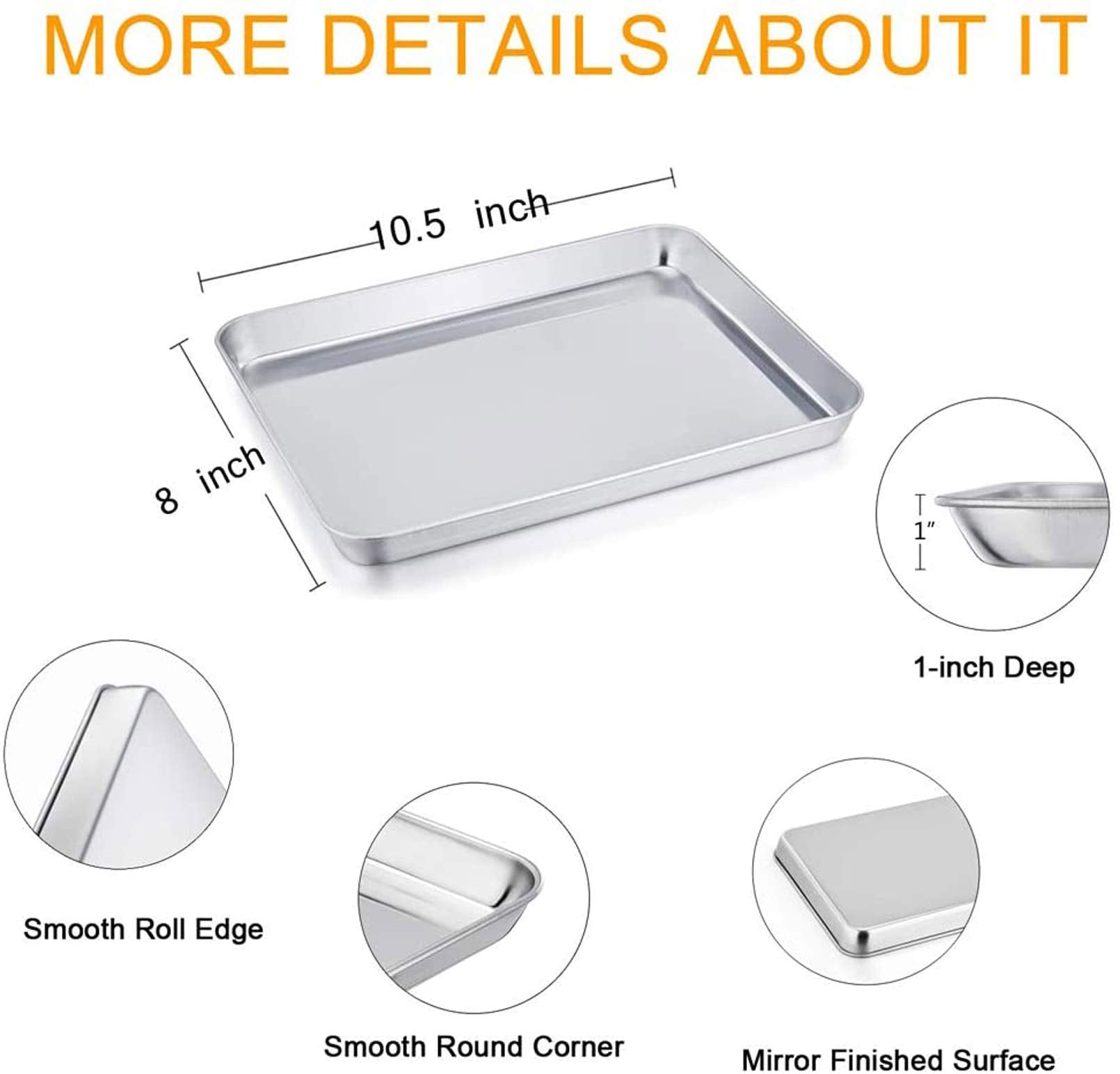 TeamFar stainless steel pans offer non-toxic, coating-free baking for daily meals.