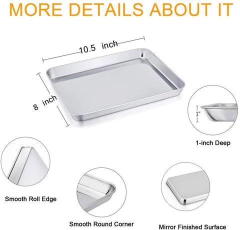 TeamFar stainless steel pans offer non-toxic, coating-free baking for daily meals.