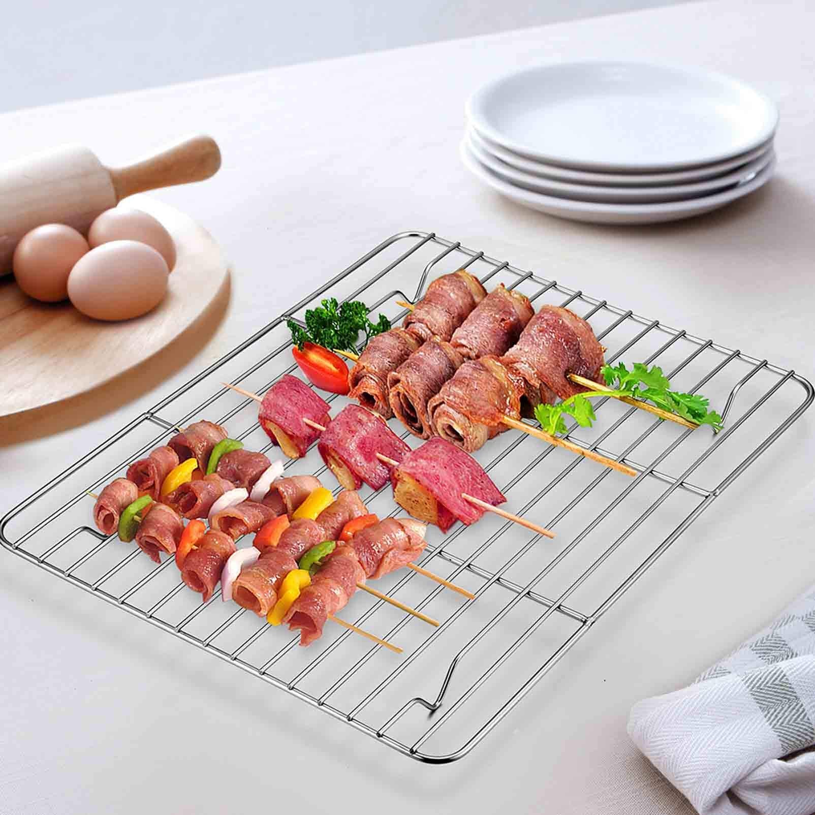 TeamFar versatile cooking setup fits many toaster ovens and recipes