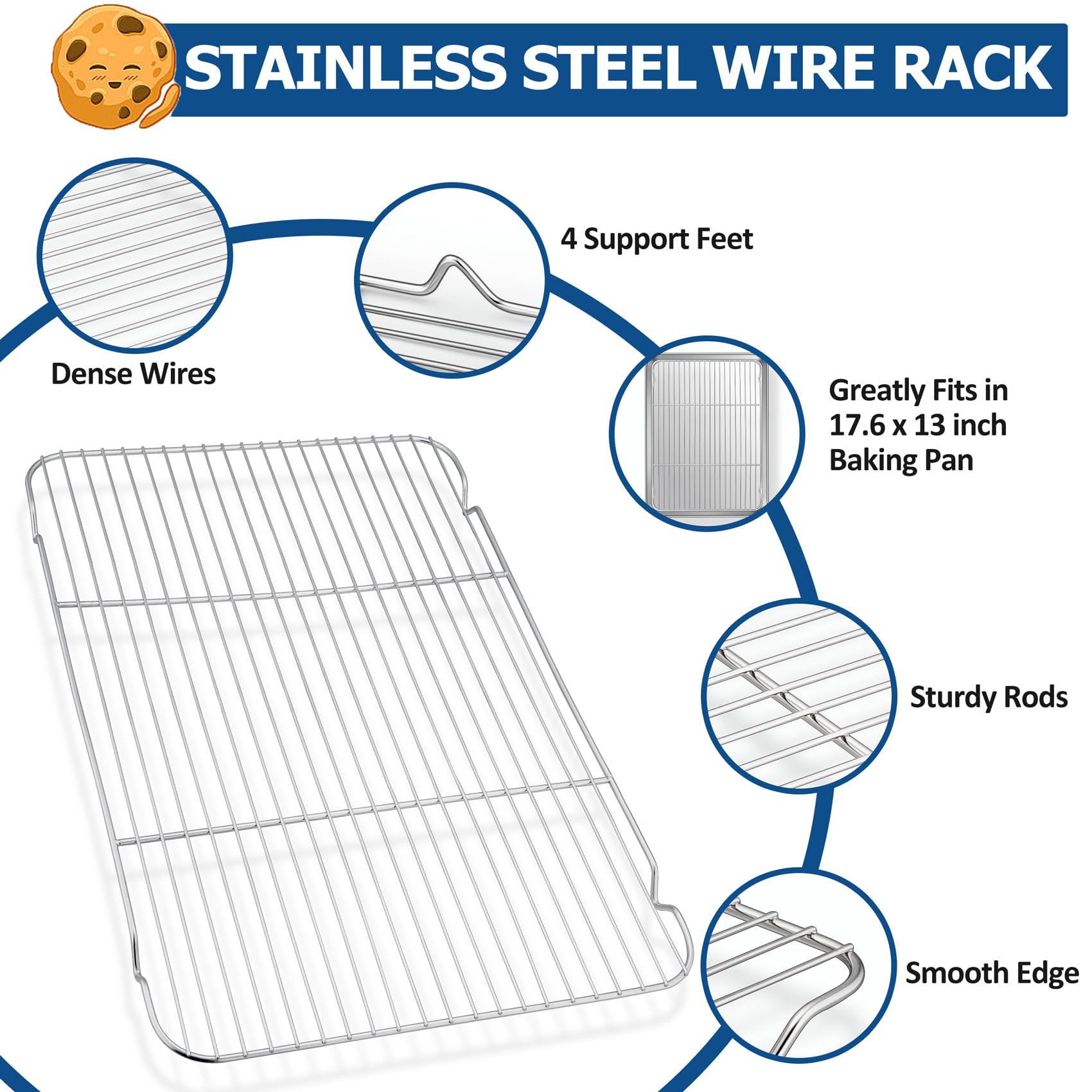 TeamFar welded rack wires ensuring durable airflow and stability.