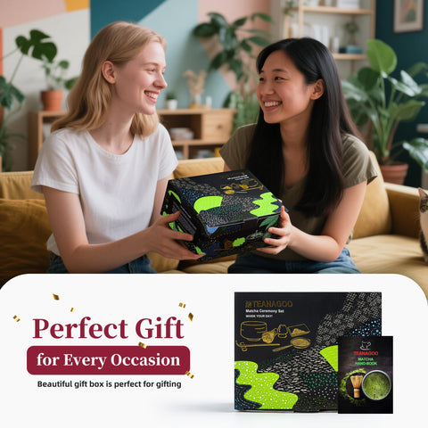 TEANAGOO 7-piece matcha kit makes a thoughtful gift for enthusiasts.