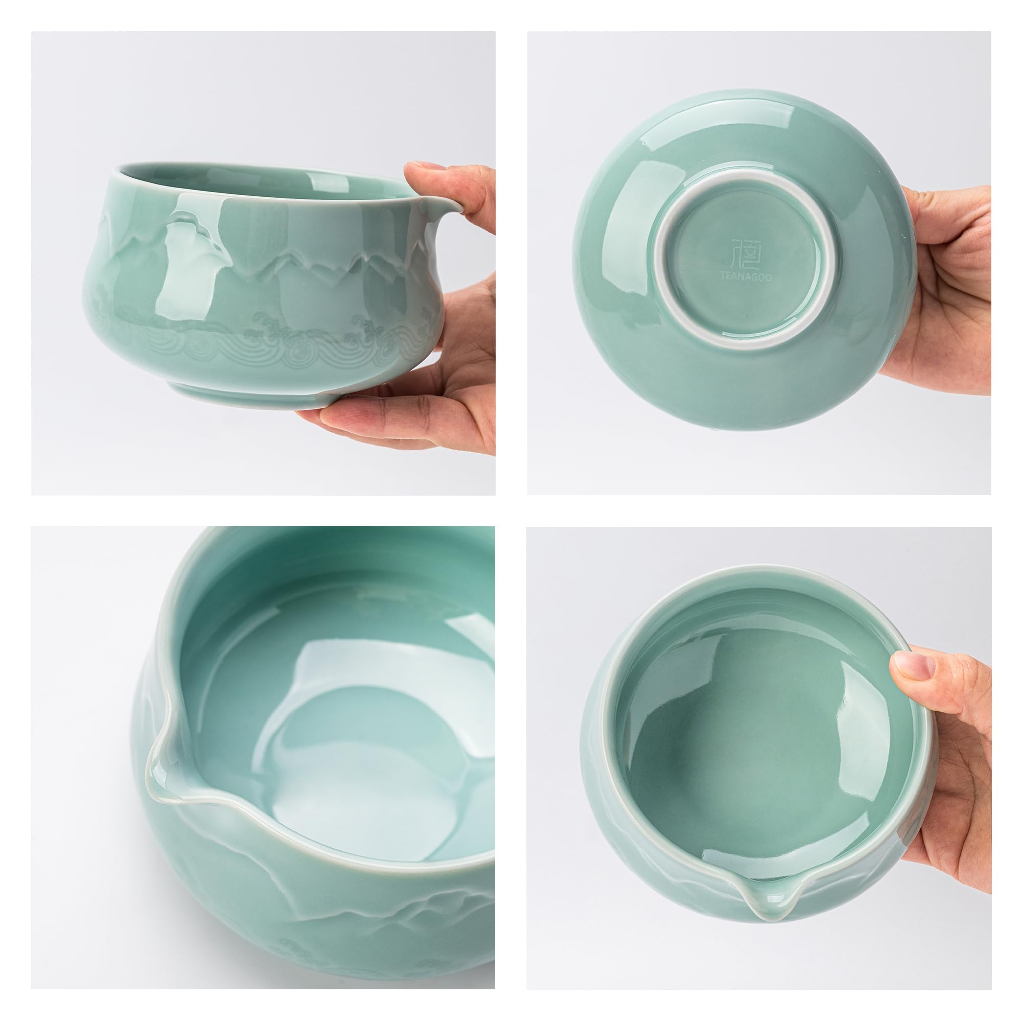 TEANAGOO ceramic whisk holder keeps tools organized and dry.