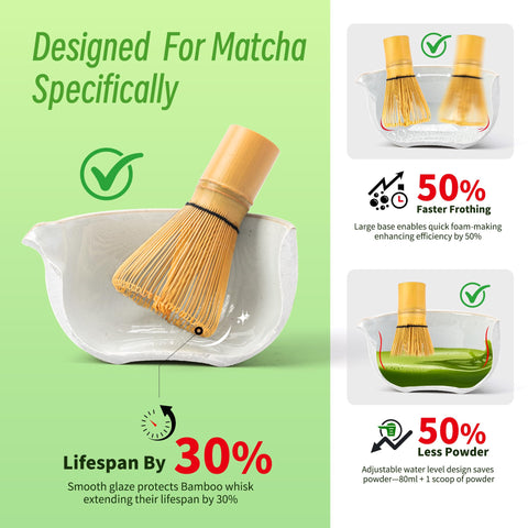 TEANAGOO chashaku bamboo scoop for precise tea powder measurement.
