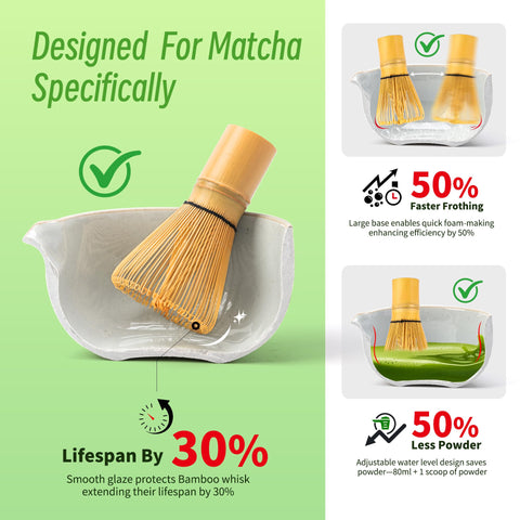 TEANAGOO chashaku scoop for precise matcha portions and consistent tasting
