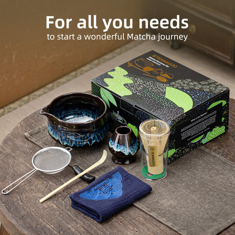 TEANAGOO cotton tea cloth for cleaning and prep after whisking.